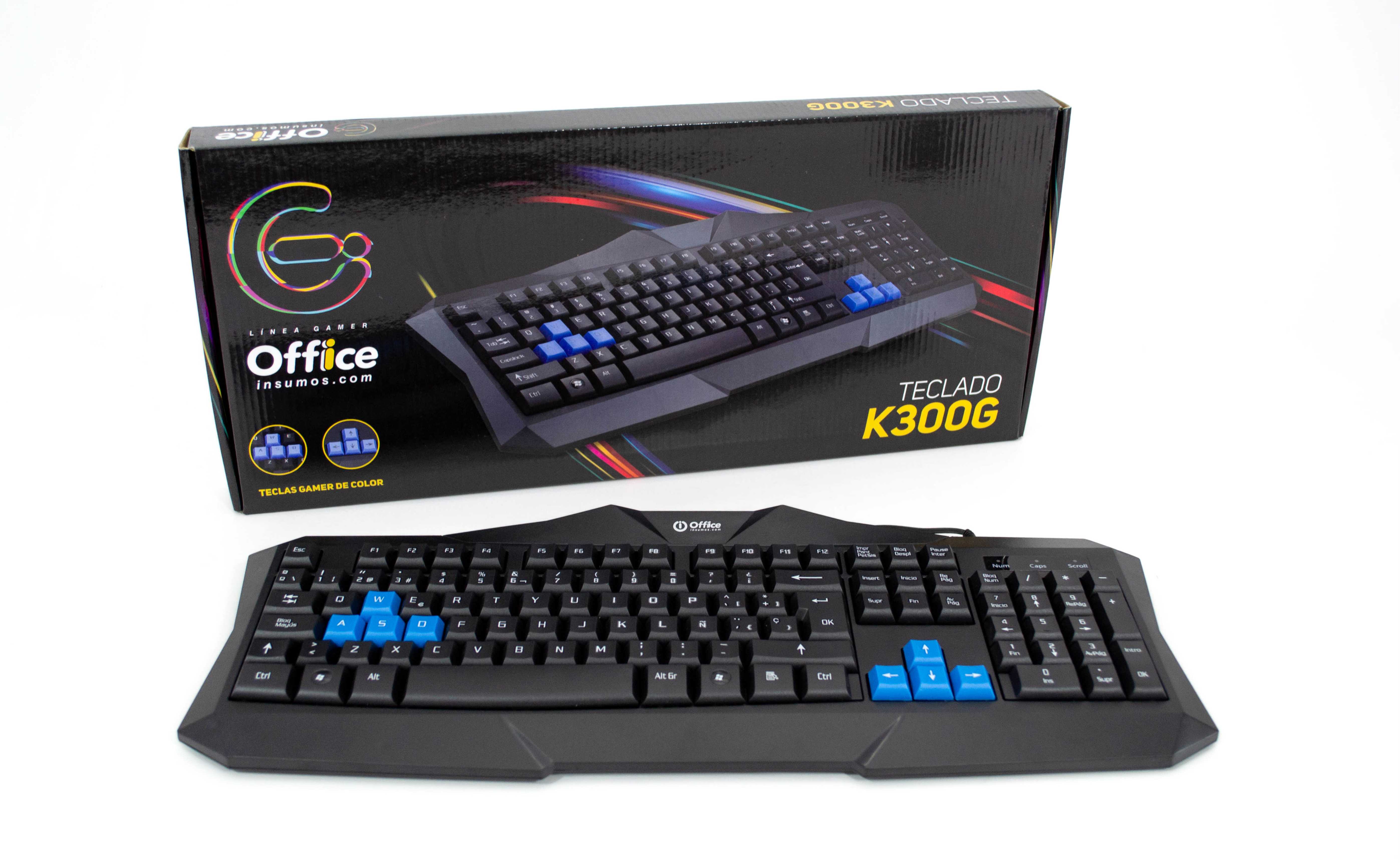 TECLADO USB GAMER  OFF-K300G OFFICE
